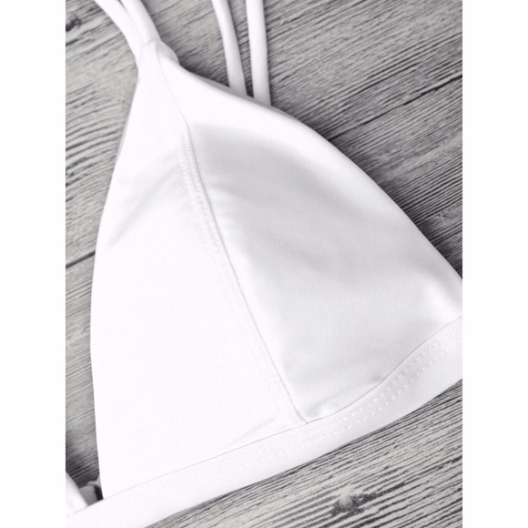 Jungle Print Double Straps Bikini Set - Picture 4 of 8